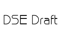 DSE Draft Font Image