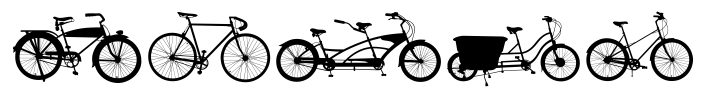 BIKES Font Image