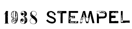 1938 STeMPEL Font Image