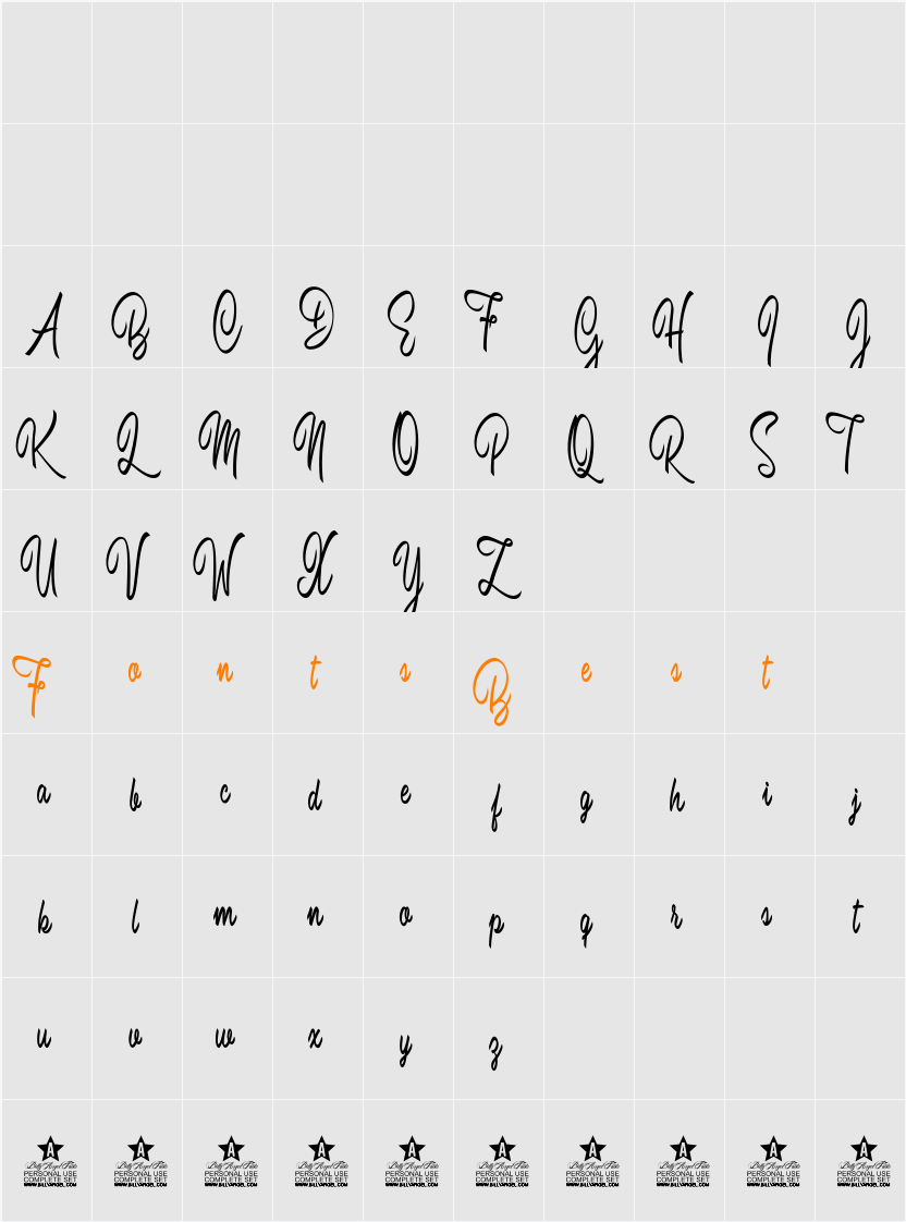 Brilhant Character Map