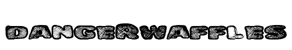 DangerWaffles Font Image