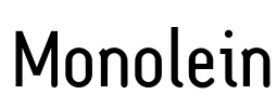 Monolein Font Image