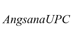 AngsanaUPC