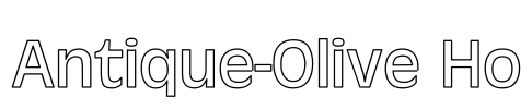 Antique-Olive Ho Font Image
