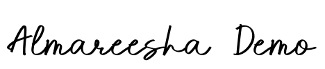 Almareesha Demo Font Image