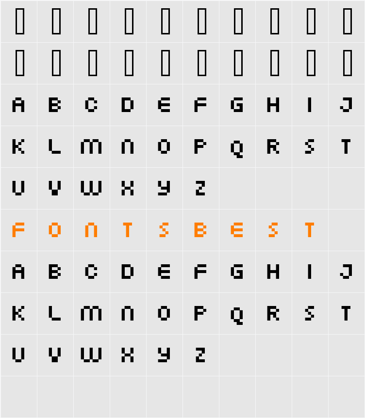 FFF Atlantis Trial Character Map