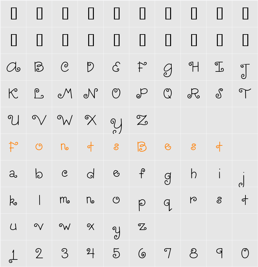 CK Diva Character Map
