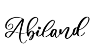 Abiland Font Image