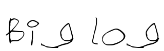 Big Log Font Image