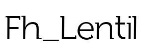 Fh_Lentil Font Image