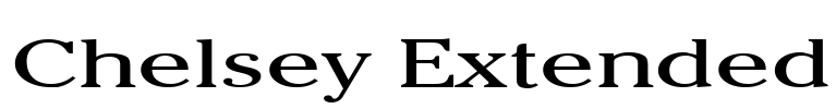 Chelsey Extended Font Image