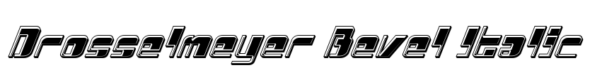 Drosselmeyer Bevel Italic