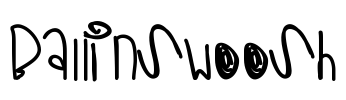 BallinSwoosh Font Image