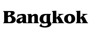 Bangkok Font Image