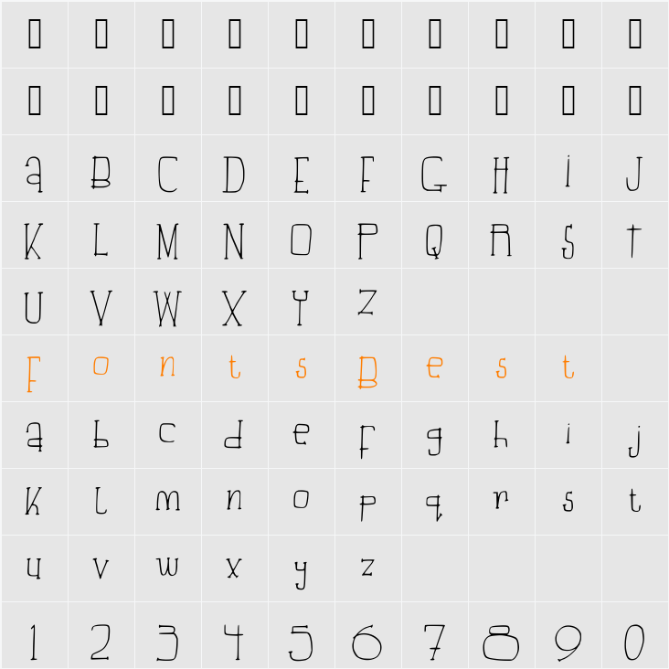 Beautiful_Aria Character Map