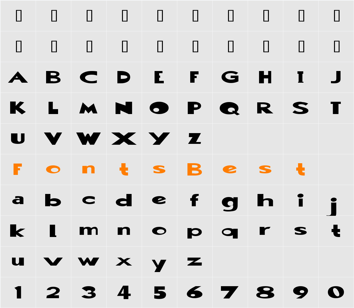 Dabble Combo Character Map