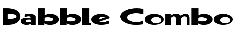 Dabble Combo Font Image