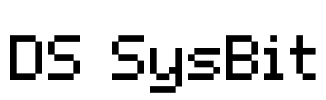 DS SysBit Font Image