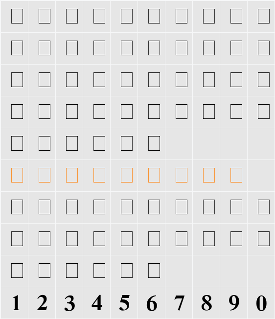 CyrillicTimes Character Map