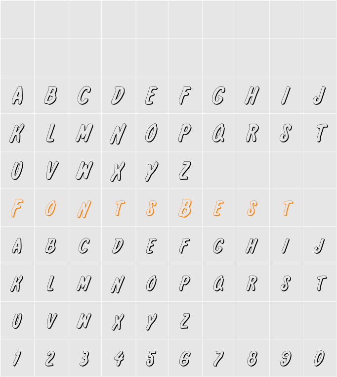 International Super Hero Out Character Map