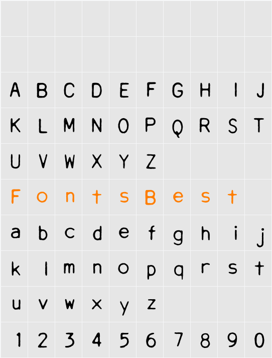 DaisyWheel Character Map