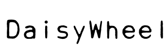 DaisyWheel Font Image