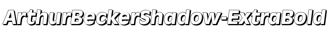 ArthurBeckerShadow-ExtraBold