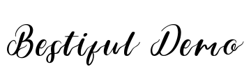 Bestiful Demo Font Image