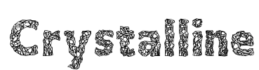 Crystalline Font Image