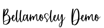Bellamosley Demo Font Image