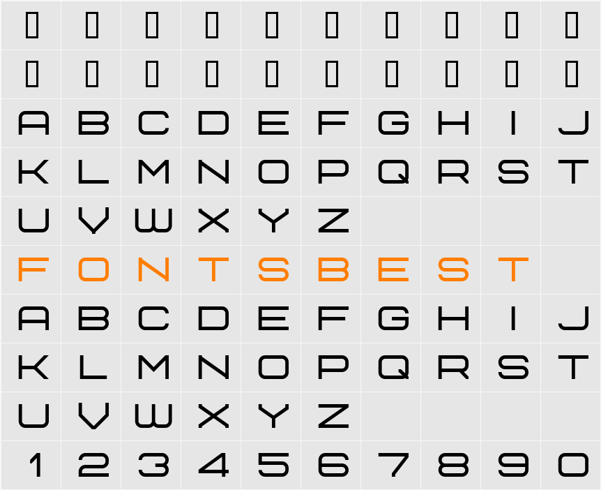 Genx BiKubic Character Map