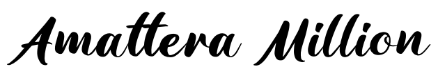Amattera Million Font Image