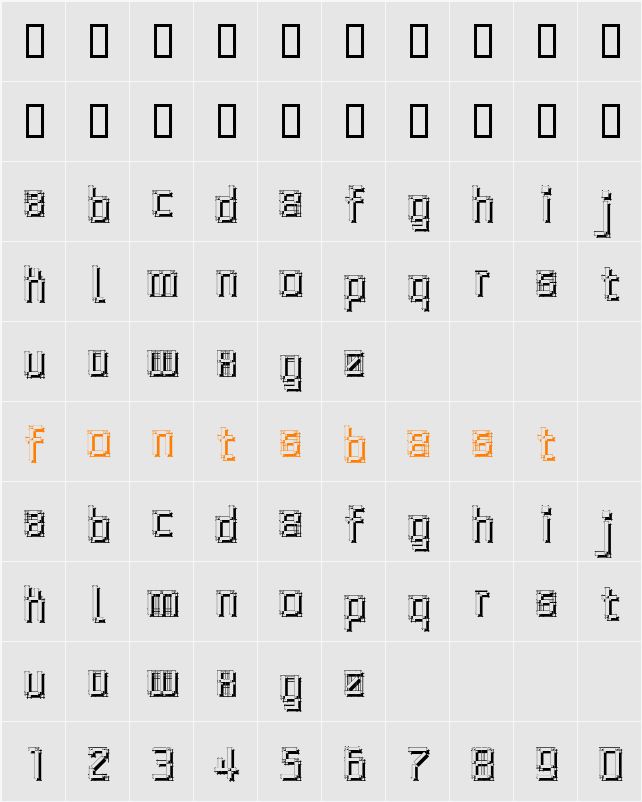 Architypo Character Map