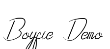 Boyfie Demo Font Image