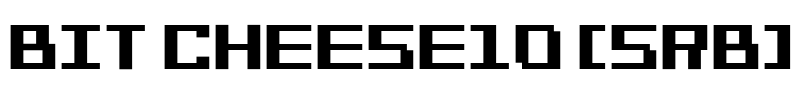 Bit Cheese10 (sRB) Font Image