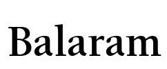Balaram Font Image