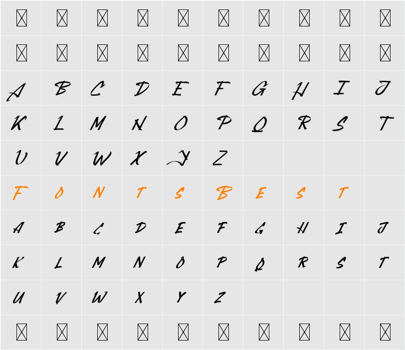Attacktion Demo Brush Character Map