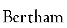 Bertham Font Image