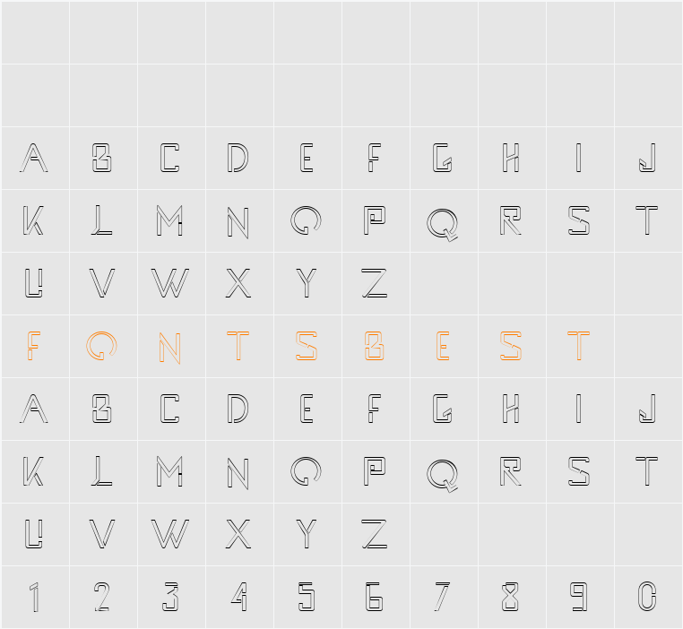 Andromeda Character Map