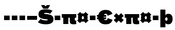 Bau-SuperExpert Font Image