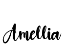 Amellia Font Image