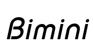 Bimini Font Image