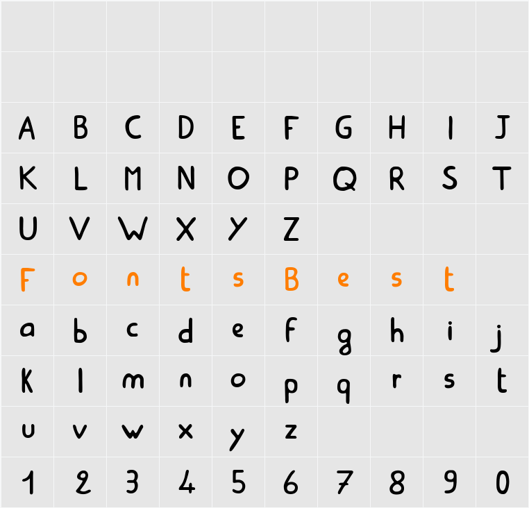 Amiable Character Map