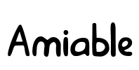 Amiable Font Image