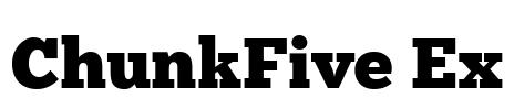 ChunkFive Ex Font Image