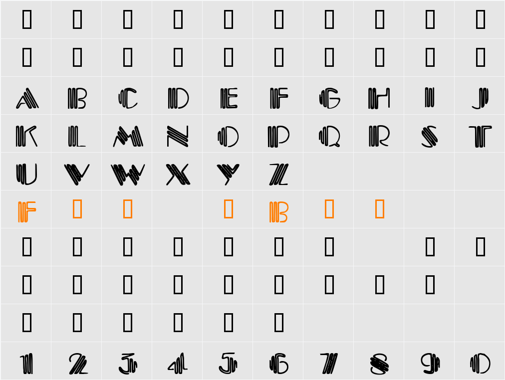 Crystal Gypsy Character Map