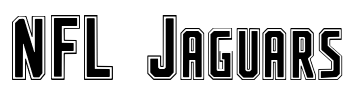 NFL Jaguars Font Image