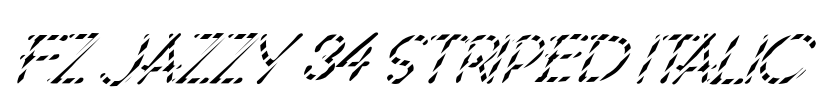 FZ JAZZY 34 STRIPED ITALIC