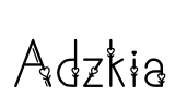 Adzkia Font Image