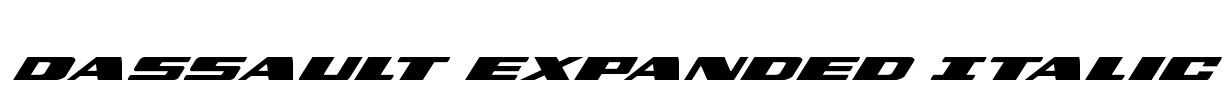 Dassault Expanded Italic